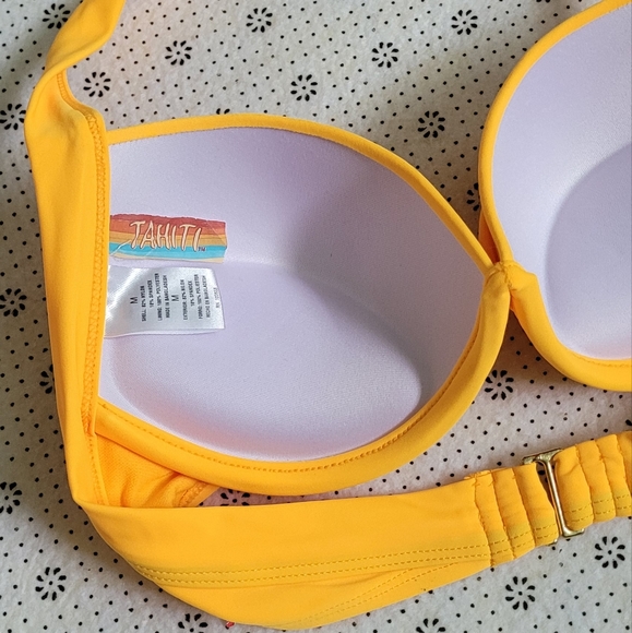 Tahiti Push up Halter Top Bikini Set Size Medium - Picture 9 of 10